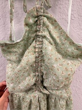 Promesa Sage Green Smocked dress
